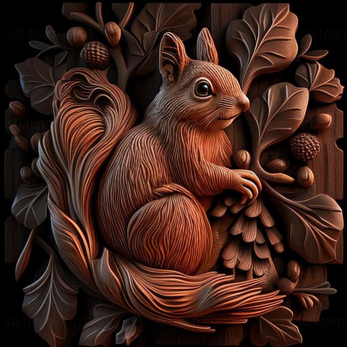 Animals squirrel